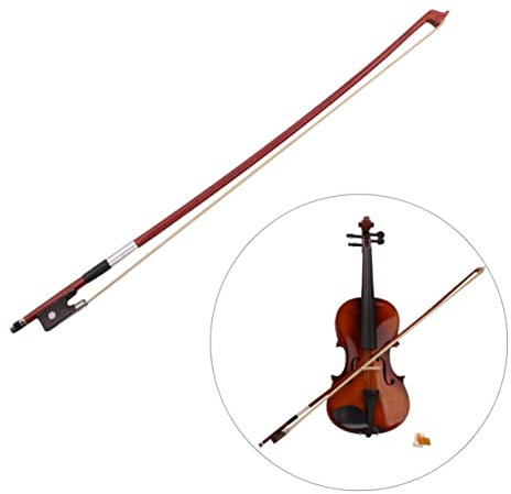 Vaguelly Violine 1/4 Musikinstrumente Bogen Geigenbogen Himmelsmusik Geigenbogensaiten Musikbogen Arbor Geigenbogen Ersatzteile Für Geige Geigenbogenführer Bambus Kind Barock- Griffigkeit
