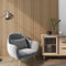 NEU.HOLZ Akustikpaneele Holz - Schalldämmung Wandpaneele in Holzoptik Eiche dunkel, Schallschutz Akustikplatten Wandverkleidung innen, Schallabsorber Paneele Wand & Decke, Holzpaneele Wand 5,76 m²