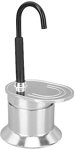 Ejoyous espresso 1 taza, 50ML Moka Jarra 1 Tazas Aleación de Aluminio Moka Espresso de Inducción , Energía Real Café Italiano