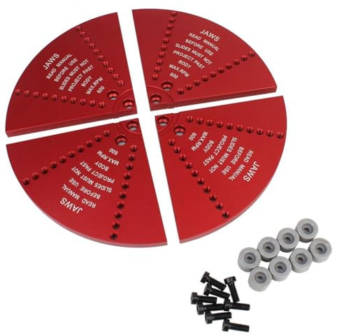 Luwqceu Wood Turning Lathe Chuck Bowl Woodworking Cart Rotary Wood Screw Clamping Jig Centrifugal A