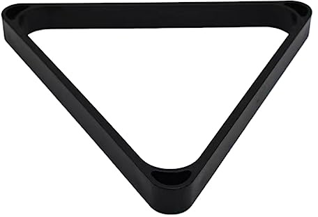 Triangle Ball Rack，Pool Triangles Made of Plastic,Pool Table Triangle Drop Resistant/Black