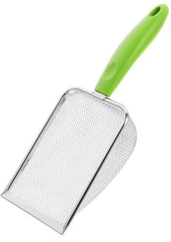 HOOTNEE Pala Da Spiaggia in Rete Per Raccogliere Conchiglie Strumento Leggero E Riutilizzabile Per Spiaggia Esterno Pala Filtro A Sabbia in Metallo