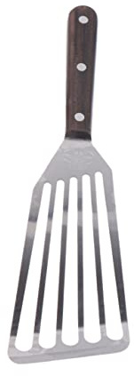 Holibanna Spatule à Poisson Multifonction en Acier Inoxydable Petite Taille, Tourneur à Fente, Ustensile de Cuisson pour Barbecue Cuisine, Usage Domestique, Outil Cuisine Indispensable