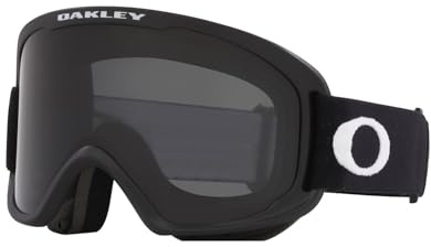 Oakley O Frame XL 2.0 Snow Goggles Matte Black with Persimmon Lens and Dark Gray Lens