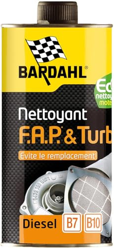 Nettoyant FAP et Turbo BARDAHL 1L | Décrasse les Filtres à Particules et Booste la Puissance
