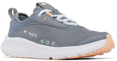 Columbia Womens PFG Castback Non Slip Boat Shoe, Grey Ash/Peach Fizz, 7