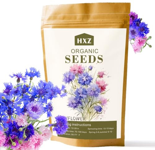 2000 PremIum Kornblumensamen - Bachelor Button Blumensamen zum Pflanzen, schöne Gartendekoration, einfach zu züchten