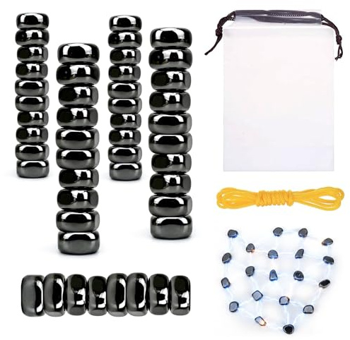 Hematit magnetstenar 30 stycken oregelbundna magnetiska stenar för avkoppling, antistressboll och kreativa byggleksaker, magnetspel för vuxna, för kylskåp, kontor, familjesammankomster