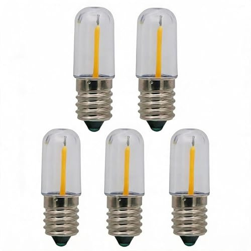 E14 T15 LED-glödlampa, DC 5-12V 1-3W kylskåpslampa