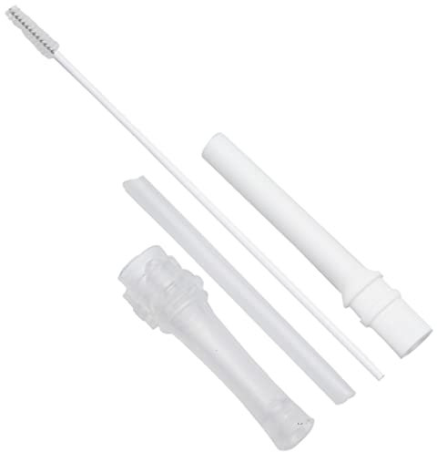 Nûby 9815 Ersatz-Trinkhalm für auslaufsichere Trinkhalmflaschen inkl. Reinigungsbürste