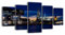 Leinwandbild Köln bei Nacht LW236 Wandbild, Bild auf Leinwand, 5 Teile, 210 x 100 cm, Kunstdruck Canvas, XXL Bilder, Keilrahmenbild, fertig aufgespannt, Bild, Holzrahmen, Deutschland, Dom, Rhein