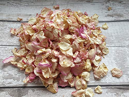 Fun Floral Fusions Confeti biodegradable – 1 litro 10/12 invitados – confeti de boda – pétalos de flores secas