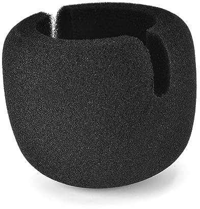 Copertura per parabrezza in spugna per microfono compatibile con ZOOM H2N, protezione antivento per microfono Parapolvere per parabrezza Filtro antirumore per schermo antivento per microfono