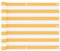 Gecheer Balkon Sichtschutz UV-Schutz Balkonabdeckung Balkonverkleidung Balkonumspannungen Weiß und Gelb 75x500 cm Oxford-Gewebe