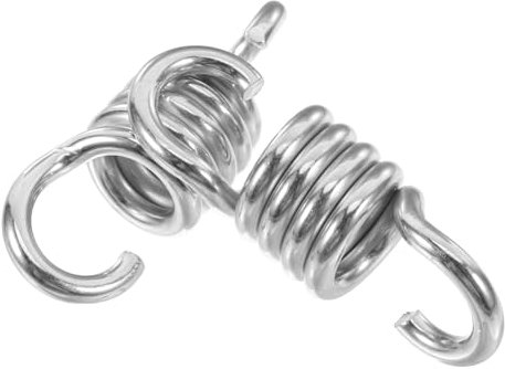 ibasenice 2pièces Ressort pour Fauteuil Suspendu Ressorts De Balançoire Robustes Crochets De Suspension pour Chaise Hamac Balançoire De Porche Kit De