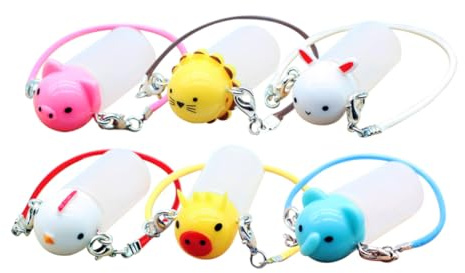 Alasum 6piezas Taza Termo de Dibujos Animados de Minimodelo de Simulación Adorable Vaso Miniatura para Casa de Muñecas Accesorios de Decoración para rol