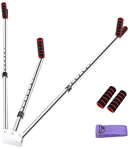 LAPONO Leg Stretcher 3 bar Beinspreizer Spagattrainer, Flexibility Stretching Split Stretcher Spagat Trainer Equipment for Ballet, Yoga, Dance, Martial Arts, MMA, Home Gym Exercise(2021 Upgrade) (A)