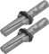 Stone Splitter, 2PCS High Speed Steel Kindling Splitter, Heavy Duty Plug Wedges Splitting Wedge for Open Stone, Broken Stone, Separate Stones, Rocks, Granite, Marble