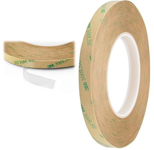 EZAUTO WRAP 12 mm 300LSE Double Sided Tape Heavy Duty Cell Phone Repair 180FT Long Roll