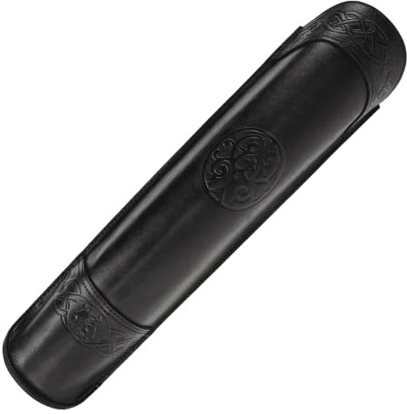 elToro Prime Crann - Rückenköcher aus hochwertigen Glattleder, handgefertigte Qualität für Pfeil und Bogen (Black)