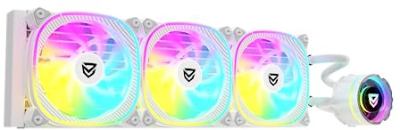 Nfortec Atria X refrigeración líquida CPU 360mm ARGB 240W compatible Intel AMD color blanco