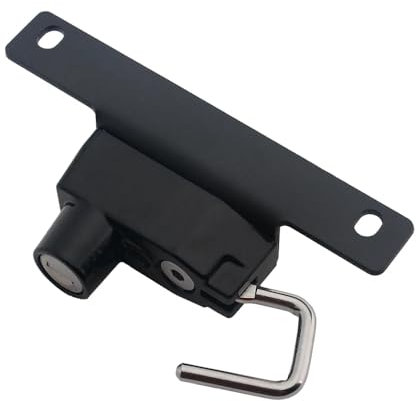 Lucchetto per casco moto, per BMW R Nine T R9T Scrambler 2014-2024, antifurto blocco di sicurezza per casco, posizione di montaggio specifica, chiavi, 2 pezzi (nero)