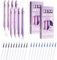 Radierbarer Kugelschreiber 8 Stück Tintenroller Radierbar mit 20 Nachfüllungen 0.5mm Cartoon Löschbarer Stift einziehbare Erasable Pen set Löschbare Gelstifte für Studenten Geschenk, Schule Bürobedarf