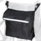 Wheelchair Backpack Multifunction Universal Wheelchair Bag Wheelchair Accessory Bag Wheelchair Tote Bag Waterproof for Most Wheelchair, Scooter, Walker, Rollator (Black)