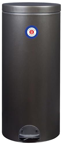 ROSSIGNOL Poubelle de cuisine à pédale. Capacité 30L, Fabrication française, Seau intérieur amovible avec anse, Pratique ELORA