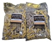 Dei Nature Junior Mix Galletas para perros, 2 paquetes de 800 g, forma de hueso, sabor a carne, aperitivos para perros, premio para perros