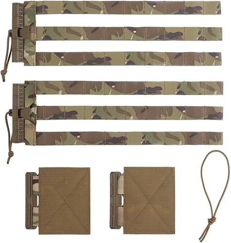 Tactical Skeletal Cummerbund Upgarde Kit 3 Band MOLLE Quick Release Buckle Set J.PC 420 419 X.PC Hunting Vest Accessories (CP)