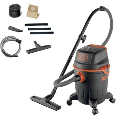 BLACK+DECKER Aspirateur Solides et Liquides BXVC20PE (1200 W, 20 litres)