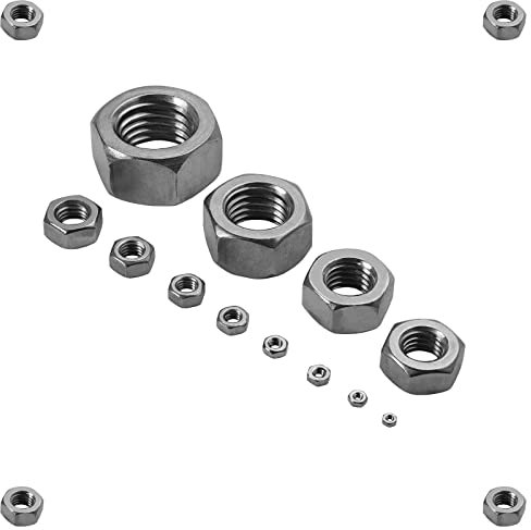 25 Stück M12 Edelstahl Sechskantmuttern DIN 934 rostfrei A4 V4A