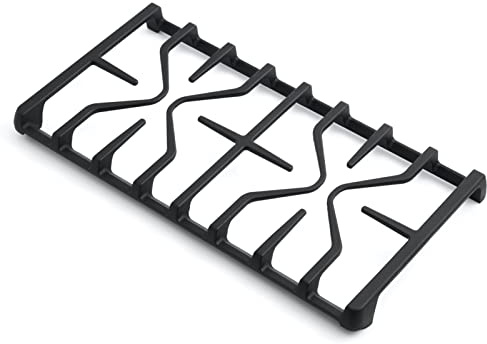 WB31X27151 Stove Grate Replacement Parts for GE Stove Parts 19.5’’ x 10'' WB31X24736 Burner Side Grate General Electric Gas Range Parts Stove Surface Burner Grate GE Gas Cooktop Cast Iron Rack 1 Pack
