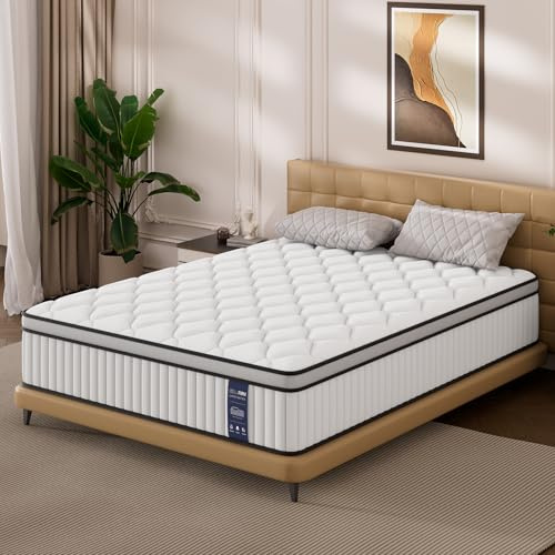 BedStory Matratze 90x200cm,Taschenfederkernmatratze Höhe 31cm,Orthopädische Matratze mit Komfortschaum H3&H4 Härtegrad,Federkernmatratze für Erwachsene Öko-Tex Zertifiziert & CertiPUR Zertifiziert