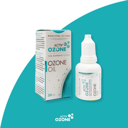 ACTIVOZONE ACTIVOZONE ozone oil 20ml. – huile naturelle pour compléter cuisine et soins corporels, peut entrer dans la préparation des plats et des soins corporels, contenance 20 ml et facilite la pri