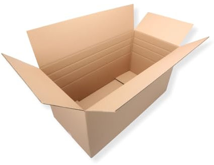 DHL Kartons 1200x600x600 stabil 6 St. Umzugskartons 2.40 BC 2-wellig Versandschachtel 120x60x60 cm Kiste Post Versandbox
