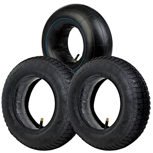 SPARES2GO 3,50 x 8 Roue Brouette Scooter Chariot Remorque Chariot x 2 Chambre à air x 3