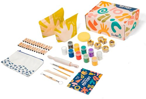 Sculpd Kit de poterie pour enfants (4 à 6 ans)