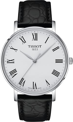Tissot Herr analog schweizisk kvartsklocka med läderrem T1434101603300