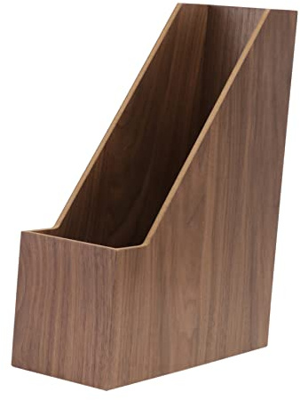 STOBOK Organizer Tocco Delicato in Legno di Noce da Scrivania Grande Capacità e Stile Moderno, per Decorazione da Tavolo e Biblioteca