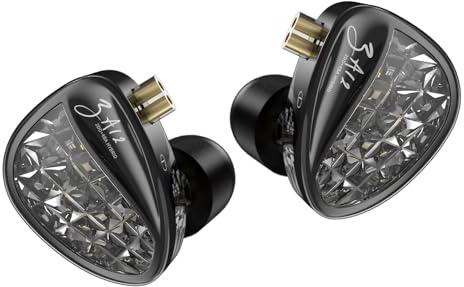 KINBOOFI KZ ZA12 Auricolari cablati, 2DD e 4BA Hybrid IEM, cuffie in-ear con bassi forti, stereo con jack 3,5 mm, isolamento acustico, monitor in-ear ad alta sensibilità