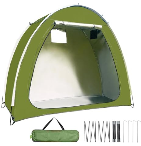 Tienda de almacenamiento para bicicletas de jardín - Tienda de cobertizo de almacenamiento para cubiertas | Funda protectora para bicicleta de camping-Car | Funda de transporte de bicicleta 600D |
