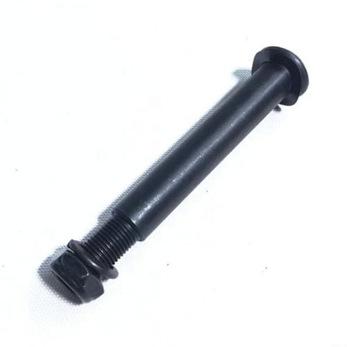 Hoppipola Boulon en métal pour machine elliptique, 12 cm de long et 16 mm de diamètre, pièce de rechange pour vélo d'appartement, accessoire d'équipement de fitness (droite)