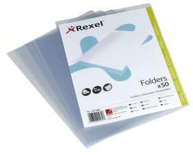 Rexel 21673090 Sichthülle Standard A4, 120 µ, glasklar