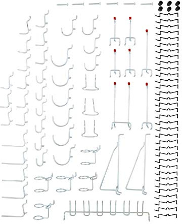 National Hardware S819-841 CD8377 51 Piece Peg Board Hook Kit in Zinc,51-Piece Kit