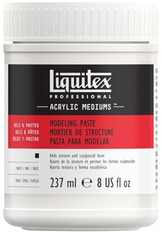 Liquitex 5508 professionell modelleringspasta för akrylfärger för större strukturer, skulpturer eller basrester – 237 ml kruka