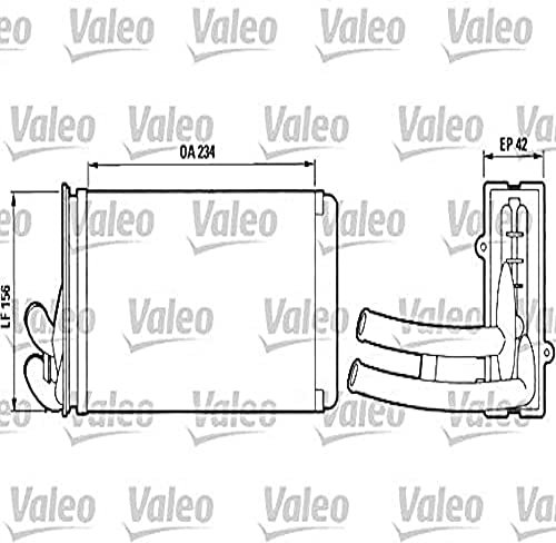 VALEO 812012 Wärmetauscher, Innenraumheizung