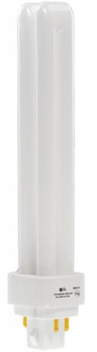 Goodlite G-20014 18-watt Compact Fluorescent Plug-In 4-Pin Light Bulb with G24Q-2 Base, Cool White