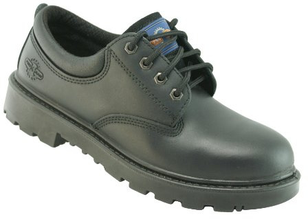 Rock Fall ProMan Austin Black Fibre Glass Toe Cap Black Boot, Fully Waterproof Safety Boots, SRC Slip Rated Work, Shock Absorbing Midsole and Lightweight UK 9